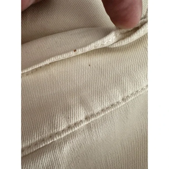 DL1961 Mara Ankle Straight High Rise Instasculpt Jeans Sandshell 30 Cream A - Picture 7 of 9